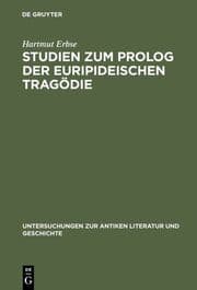 Cover von Studien zum Prolog der euripideischen Tragödie