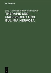Cover von Therapie der Magersucht und Bulimia nervosa