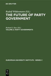 Cover von Party Governments