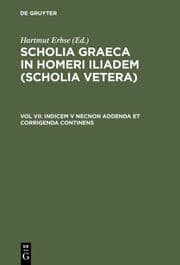 Cover von Indicem V necnon Addenda et Corrigenda Continens