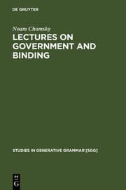 Cover von Lectures on Government and Binding