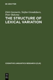 Cover von The Structure of Lexical Variation