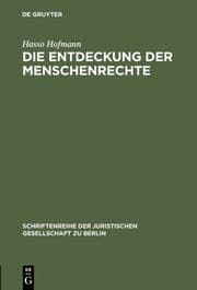 Cover von Die Entdeckung der Menschenrechte