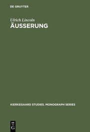 Cover von Äußerung