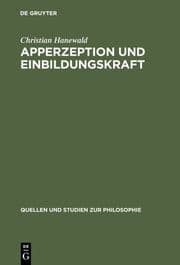 Cover von Apperzeption und Einbildungskraft
