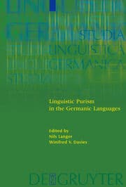 Cover von Linguistic Purism in the Germanic Languages