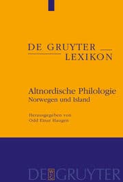 Cover von Altnordische Philologie