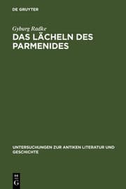 Cover von Das Lächeln des Parmenides