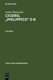 Cover von Cicero,'Philippics 3-9'