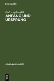 Cover von Anfang und Ursprung
