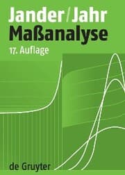 Cover von Maßanalyse