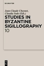 Cover von Studies in Byzantine Sigillography. Volume 10