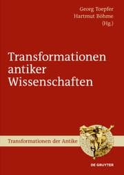 Cover von Transformationen antiker Wissenschaften