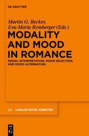 Cover von Modality and Mood in Romance