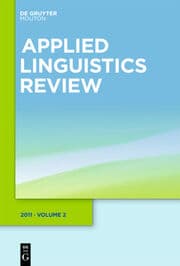 Cover von Applied Linguistics Review. 2011 2
