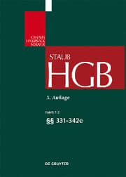 Cover von §§ 331-342e