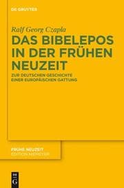 Cover von Das Bibelepos in der frühen Neuzeit