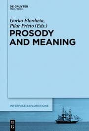 Cover von Prosody and Meaning