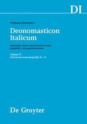 Cover von Derivati da nomi geografici (R-Z)