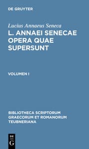 Cover von L. Annaei Senecae opera quae supersunt
