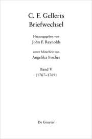 Cover von Gellerts Briefwechsel V