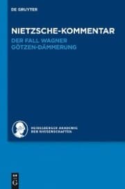 Cover von Kommentar zu Nietzsches 'Der Fall Wagner' und 'Götzen-Dämmerung'