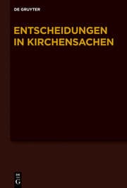 Cover von Entscheidungen in Kirchensachen 52