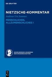 Cover von Kommentar zu Nietzsches 'Menschliches, Allzumenschliches' I