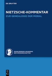 Cover von Kommentar zu Nietzsches 'Zur Genealogie der Moral'