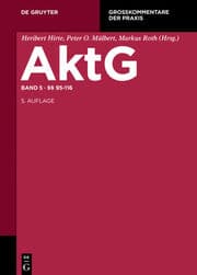 Cover von AktG 5: §§ 95-116