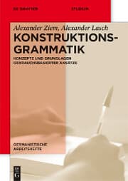 Cover von Konstruktionsgrammatik