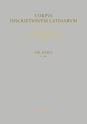 Cover von Miliaria provinciae Hispaniae citerioris