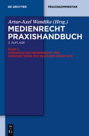 Cover von Europäisches Medienrecht und Durchsetzung des geistigen Eigentums