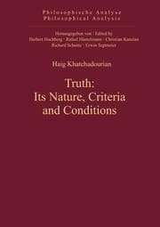 Cover von Truth: Its Nature, Criteria and Conditions