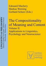 Cover von Applications to Linguistics, Psychology and Neuroscience