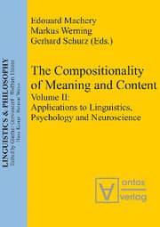 Cover von Applications to Linguistics, Psychology and Neuroscience