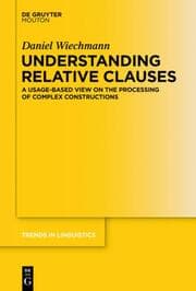 Cover von Understanding Relative Clauses