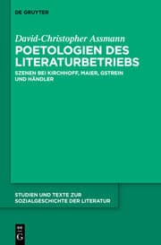 Cover von Literaturbetriebs-Szenen
