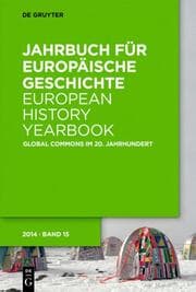 Cover von Global Commons im 20. Jahrhundert/Entwürfe für eine globale Welt