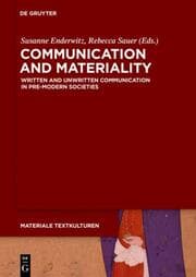 Cover von Communication and Materiality