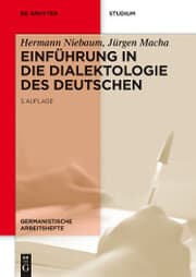 Cover von Einführung in die Dialektologie des Deutschen