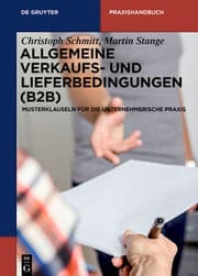 Cover von Allgemeine Verkaufs- und Lieferbedingungen (B2B)