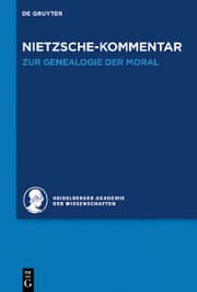 Cover von Kommentar zu Nietzsches 'Zur Genealogie der Moral'