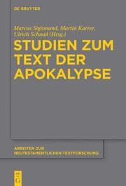 Cover von Studien zum Text der Apokalypse