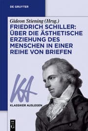 Cover von Friedrich Schiller: Über die Ästhetische Erziehung des Menschen in einer Reihe von Briefen