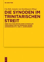 Cover von Die Synoden im trinitarischen Streit