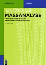 Cover von Massanalyse