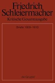 Cover von Briefwechsel 1809-1810