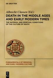Cover von Death in the Middle Ages and Early Modern Times