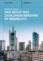 Cover von Das Recht des Zahlungsverkehrs im Überblick